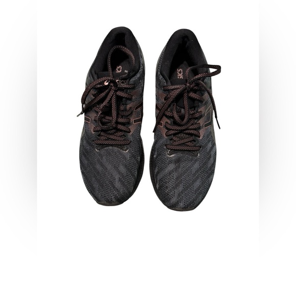 Asics Gel Jadeite Ladies Running Shoes - Black Rose Gold Flyte Foam Size 8.5 - Picture 2 of 6